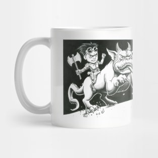 CHIP riding Monster Dog Mug